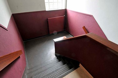 <p>Trappenhuis van de officiersmess. </p>
